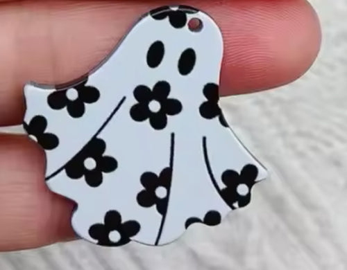 Floral Ghost Dangle