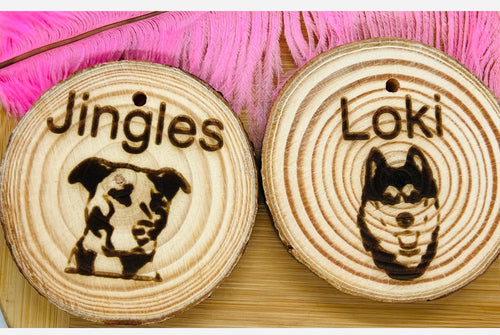 Dog Wooden Circle