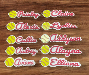 Softball Bag Tag