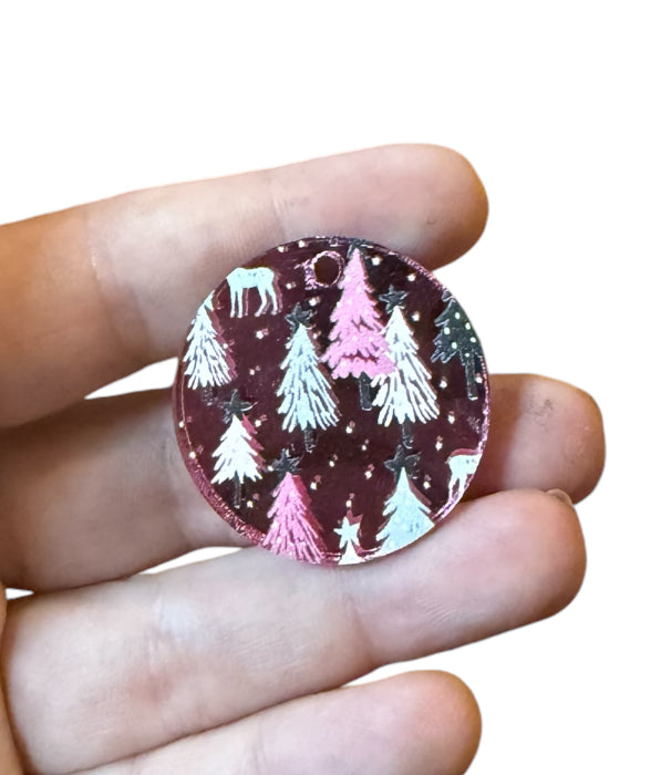 Pink Christmas Trees on Link Mirror