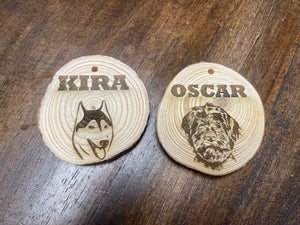 Dog Wooden Circle