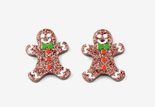 Gingerbread Acrylic Stud