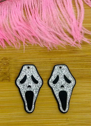 Glitter Ghost face