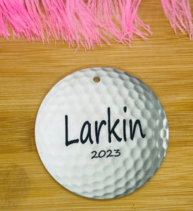 Golf Ball Ornament