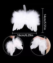 Load image into Gallery viewer, Sublimatable Christmas Angel Wings Ornament