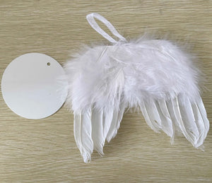 Sublimatable Christmas Angel Wings Ornament