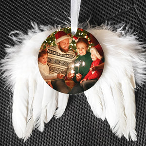 Sublimatable Christmas Angel Wings Ornament