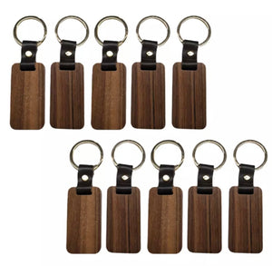 Wood Keychain Blank