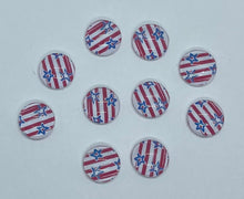 Load image into Gallery viewer, Stars and Stripes (12 mm Round or 13x18 Drop)