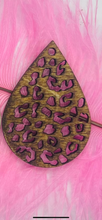 Load image into Gallery viewer, Leopard Cut Out Tear Drop Dangle
