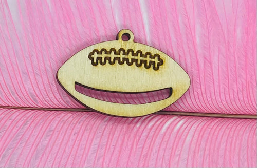 Customizable Football Macrame Dangle