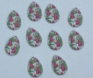 Watermelon Slices (12 mm round or 13x18 Drop)