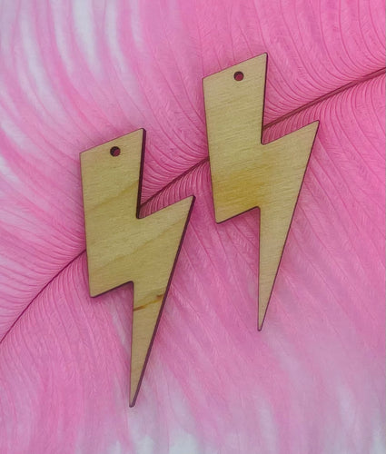 Wood Lightning Bolt
