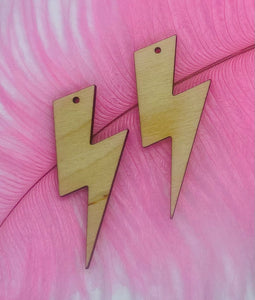 Wood Lightning Bolt