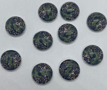Load image into Gallery viewer, Leopard/Camo Print 12 mm round or 13x18 Drop