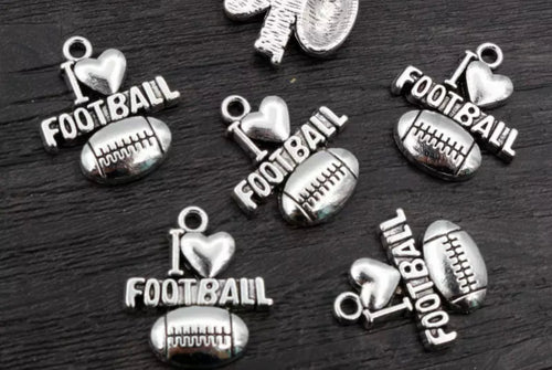 I ❤️Football Charm