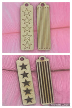 Load image into Gallery viewer, Wood Stars and Stripes Blanks