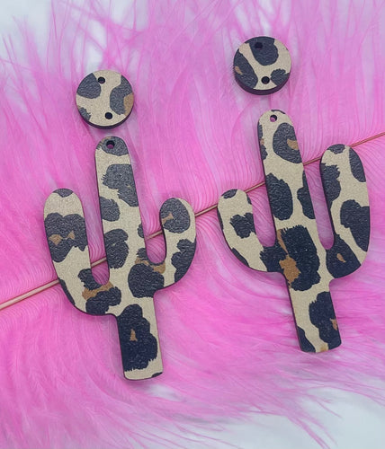 Leopard Print Cactus (Pieces Sold Separately)