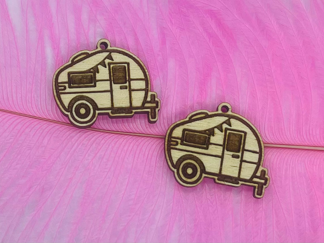 Camper Dangle Wood Blank