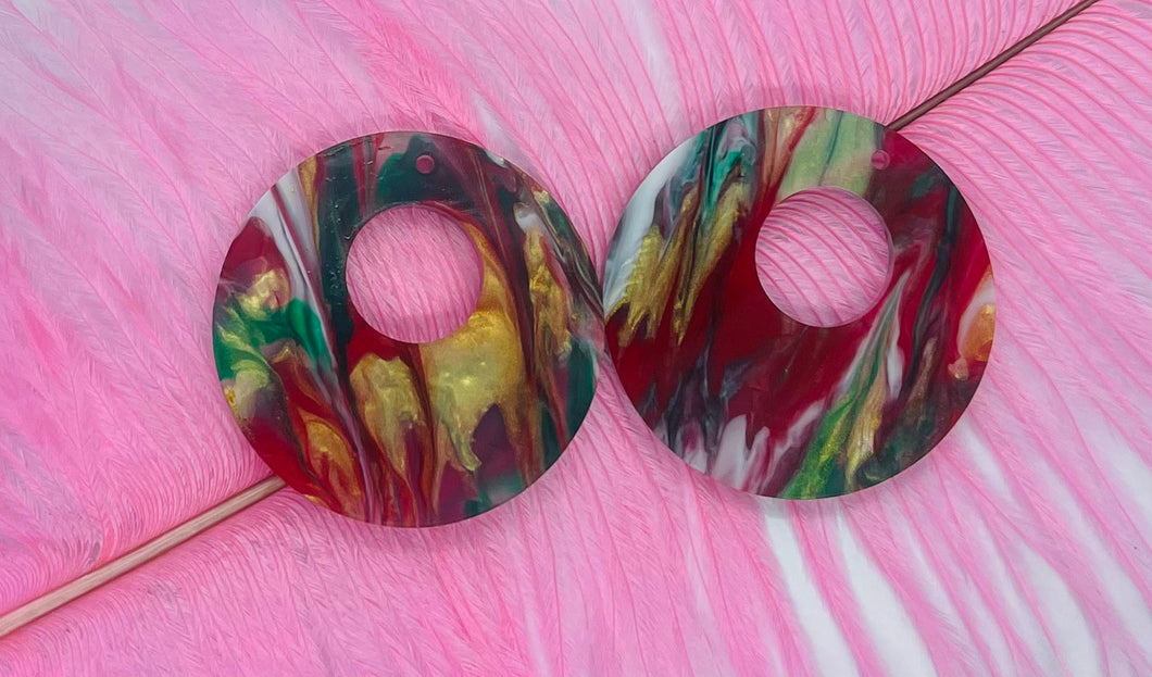 Paint Pour Christmas Acrylic