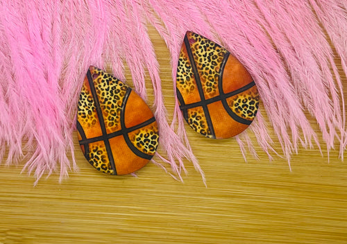 Basketball and Leopard Acrylic