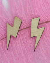 Load image into Gallery viewer, Wood Lightning Bolt