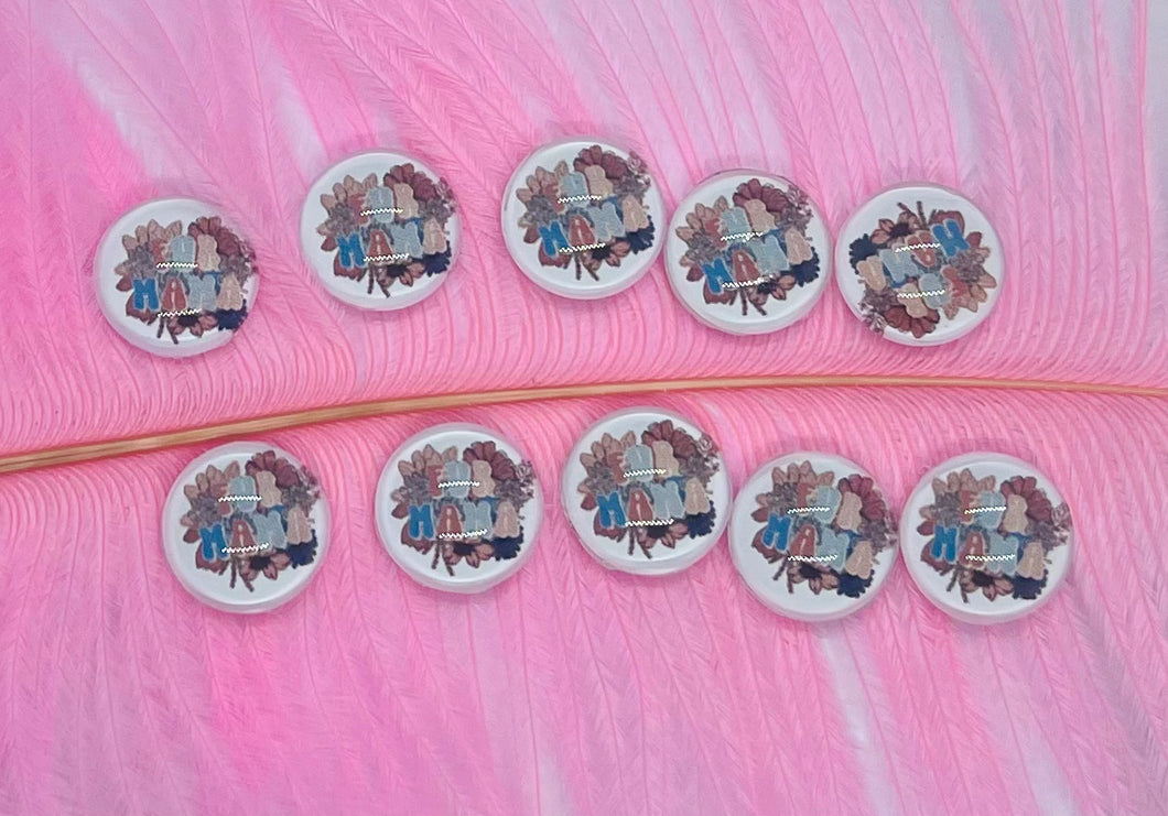 Fall Floral Fur Mama