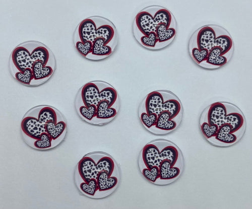 Dalmatian Spotted Hearts