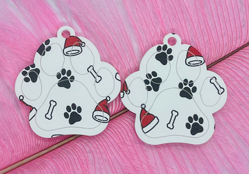 Puppy Dogs and Christmas Paw Print