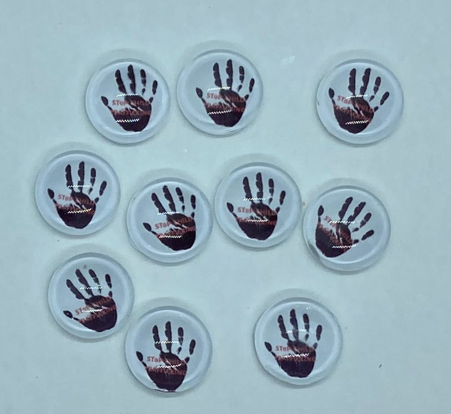 Stop Child Trafficking Cabochon
