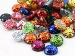 Glitter Dome Mix One 8, 10 and 12 mm