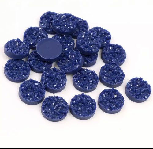 Navy Blue Druzy