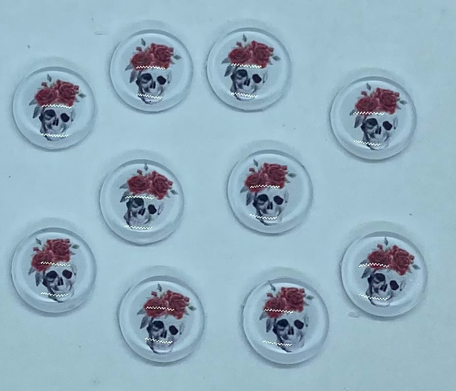 Skull with Roses
