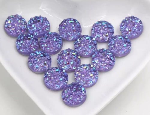 Crystal Sparkle Purple Druzy