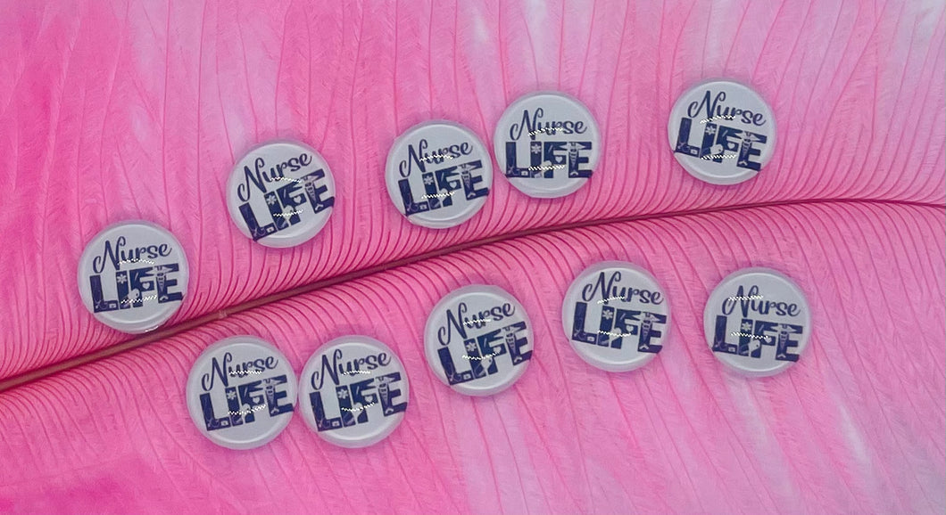 Nurse Life Words Black & White