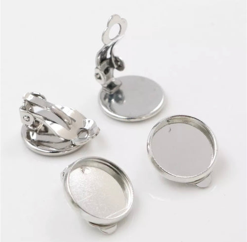 Silver Clip On Bezel (10pcs)