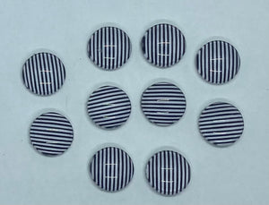 Pinstripe Cabochon