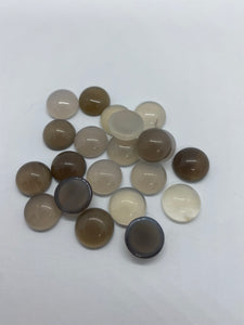 Grey Moonstone 12 mm round or 13x18 Drop