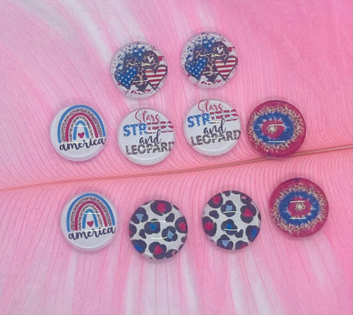 Stars, Stripes and Leopard Patriotic Lot