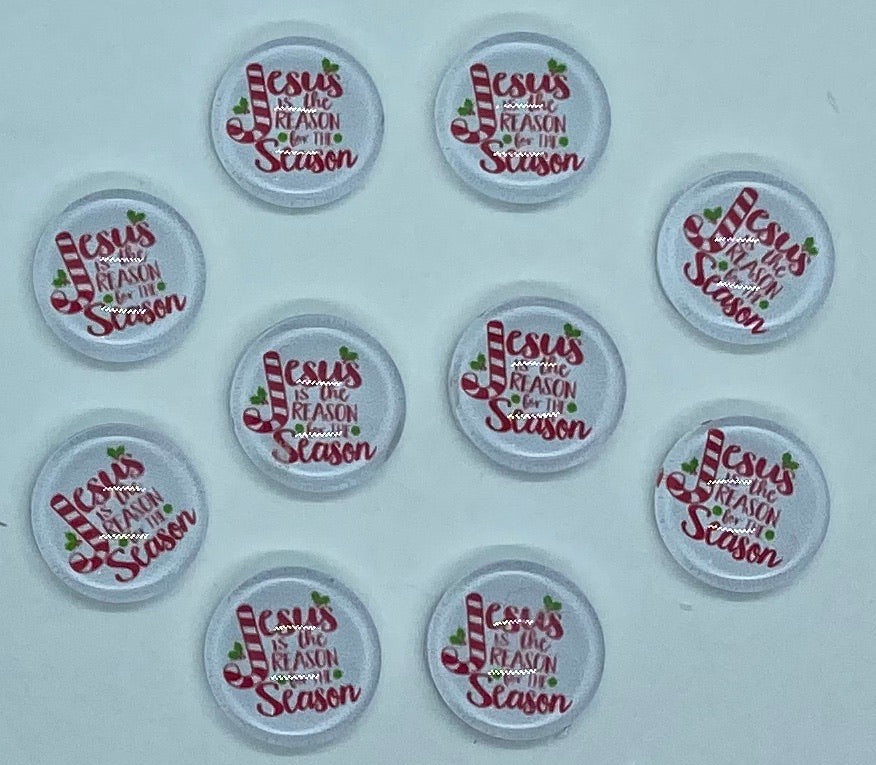 Jesus is the Reason for the Season Cabochon
