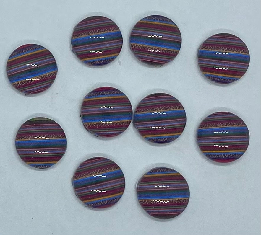Leopard Serape Cabochon