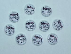 Mom of Boys Cabochon