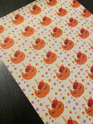 Unicorn Pumpkin Sheet