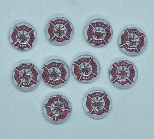 Fire Dept Cabochon