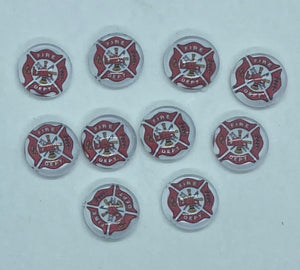 Fire Dept Cabochon