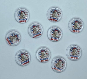 Red, White & Moo Cabochon