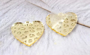 Mirror Leopard Heart