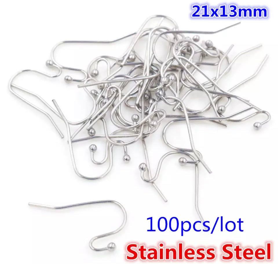 20x 13 Stainless Ball Clasp Hooks