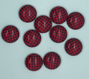 Buffalo plaid 12 mm or 13x18 drop