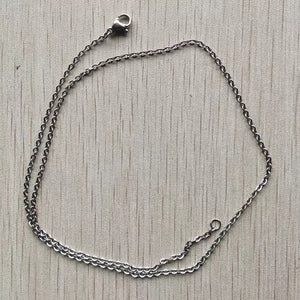 Stainless Steel  45 cm lobster clasp Necklace